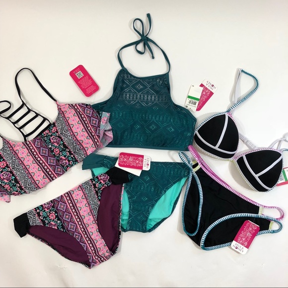 Hula Honey Other - NEW Swimwear Lot of 3 Swimsuits Women’s Size Large
